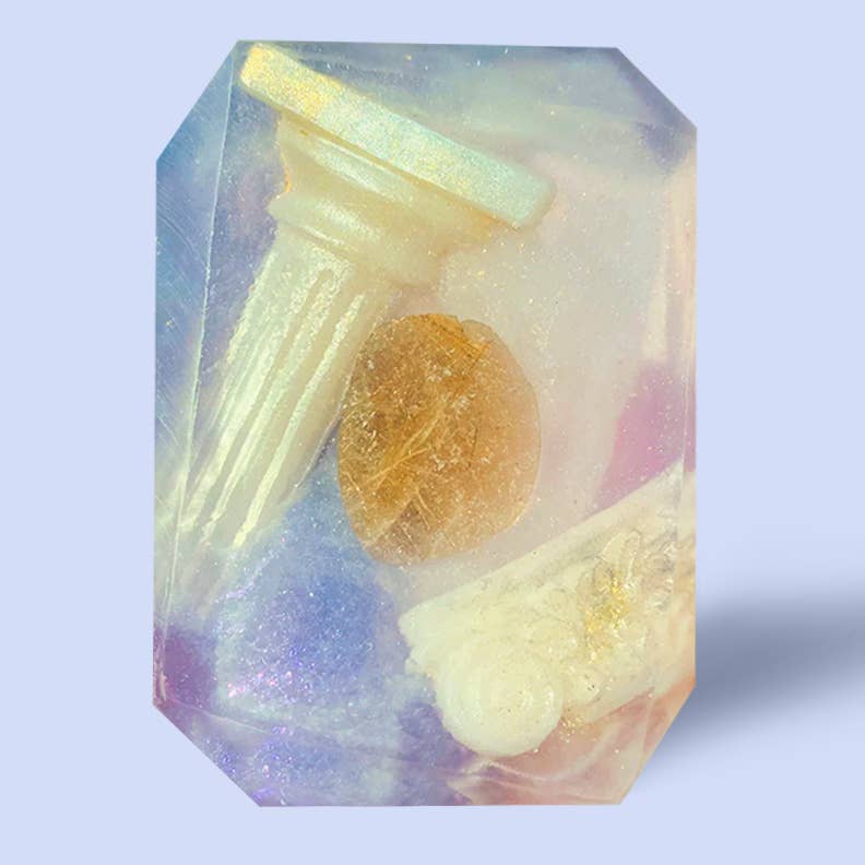 crystal infused soap